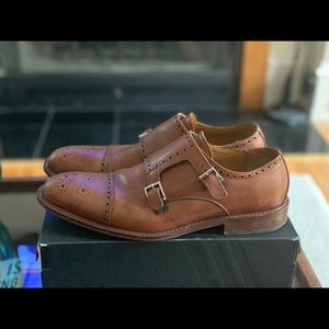 Men’s Broletto Leather Double Monk Strap Shoes